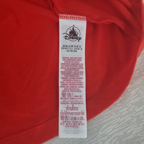 Disney Minnie Mouse ladies blouse red Size XL - Picture 8 of 10